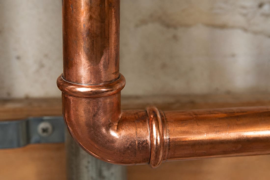 Beispiel: Kupfer-Rohrverbindung mit Pressfitting, Detail